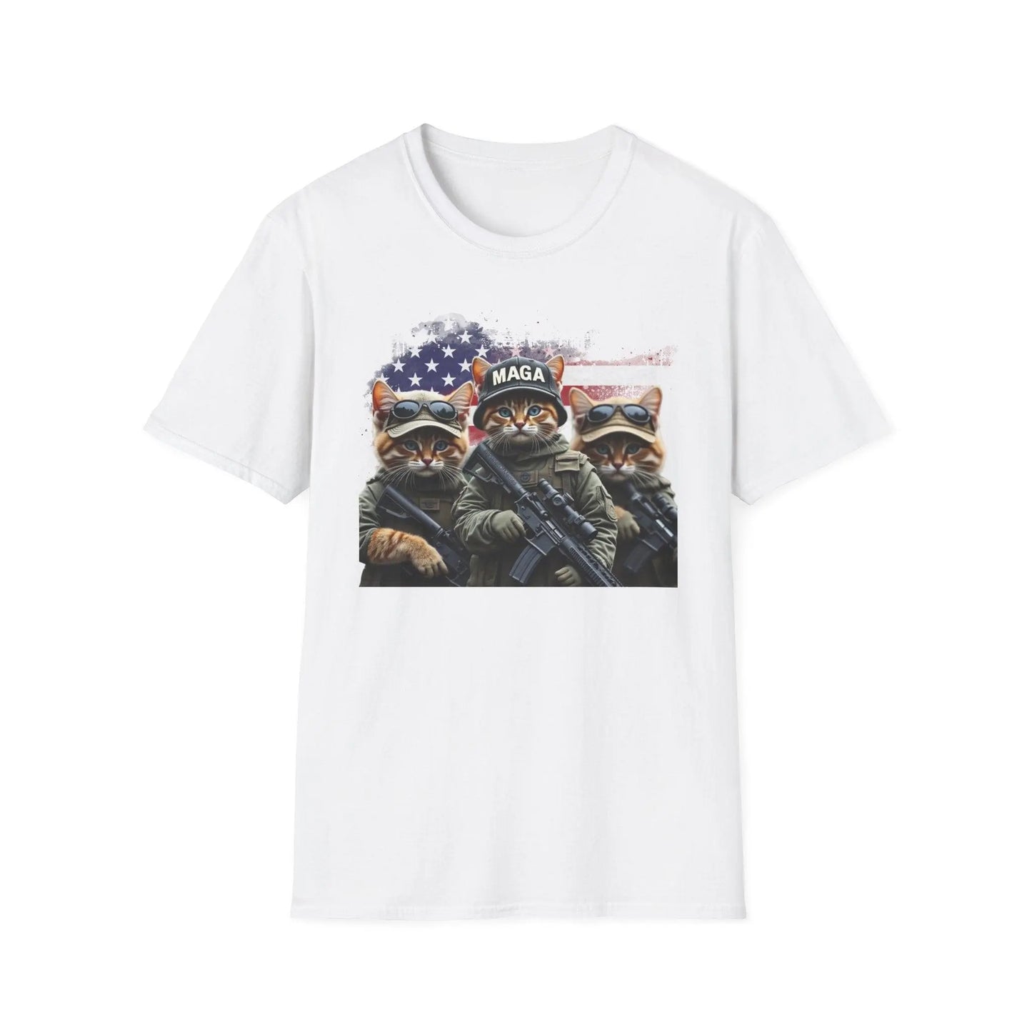 MAGA Cats Tactical Military Trump Patriotic Shirt - Galvaleos