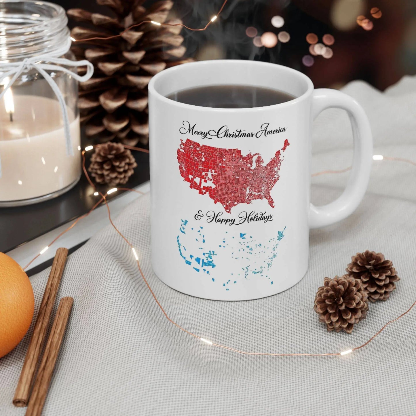 Merry Christmas & Hoppy Holidays Mug - Galvaleos