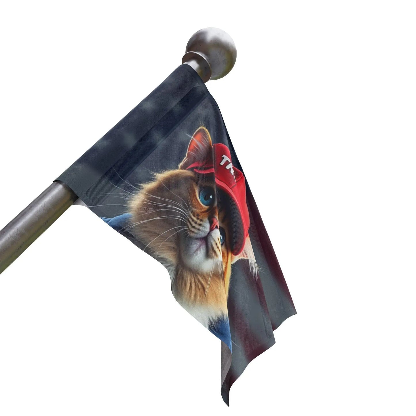 Trump Cat American Flag MAGA, Patriotic, USA, Conservative - Galvaleos