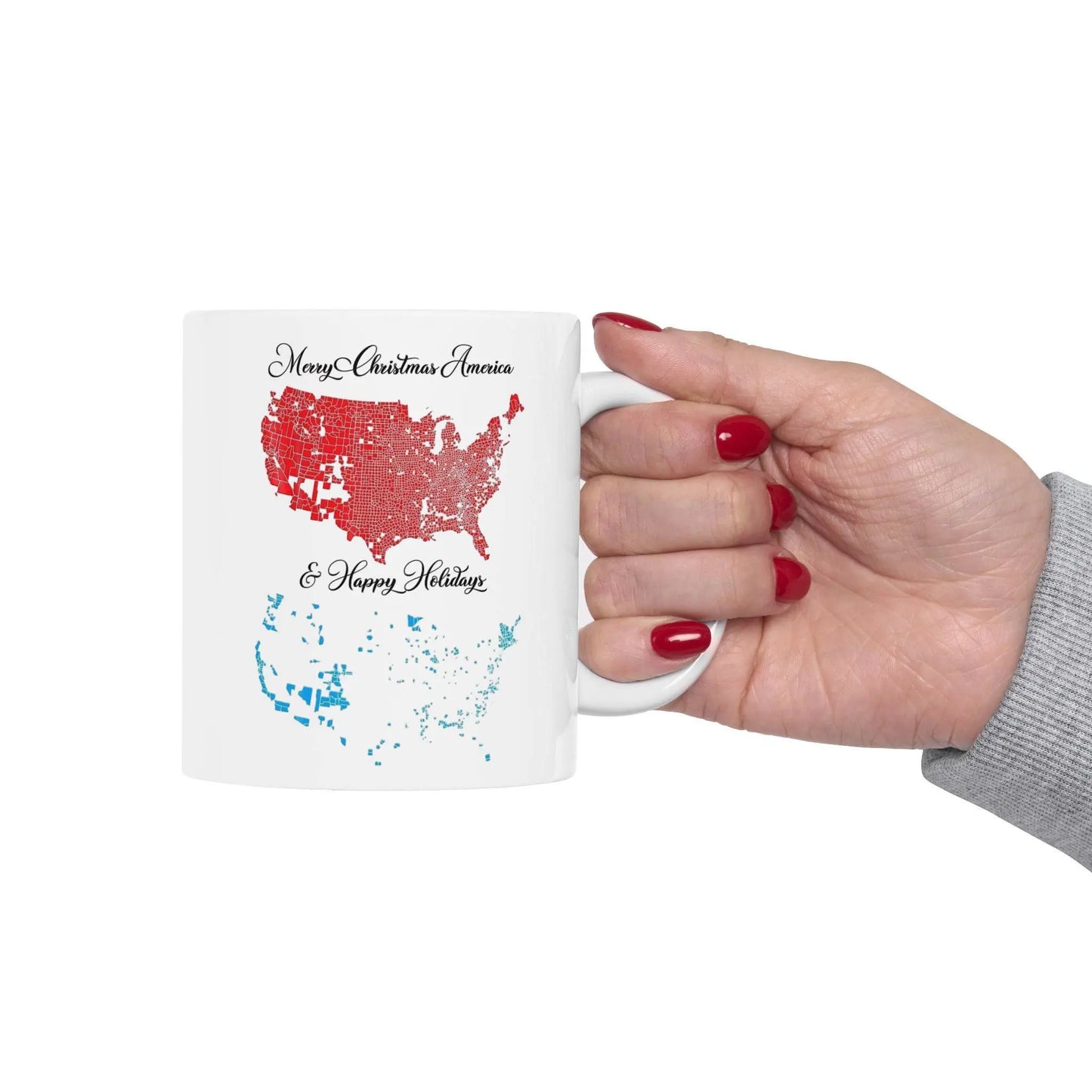 Merry Christmas & Hoppy Holidays Mug - Galvaleos