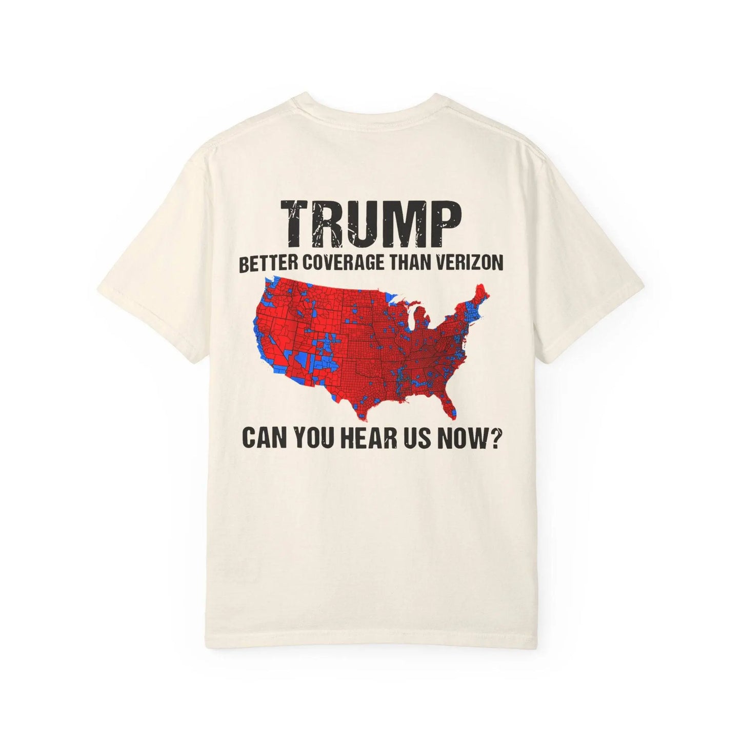 45 47 President Trump, Better Coverage Than Verizon Tshirt - Galvaleos