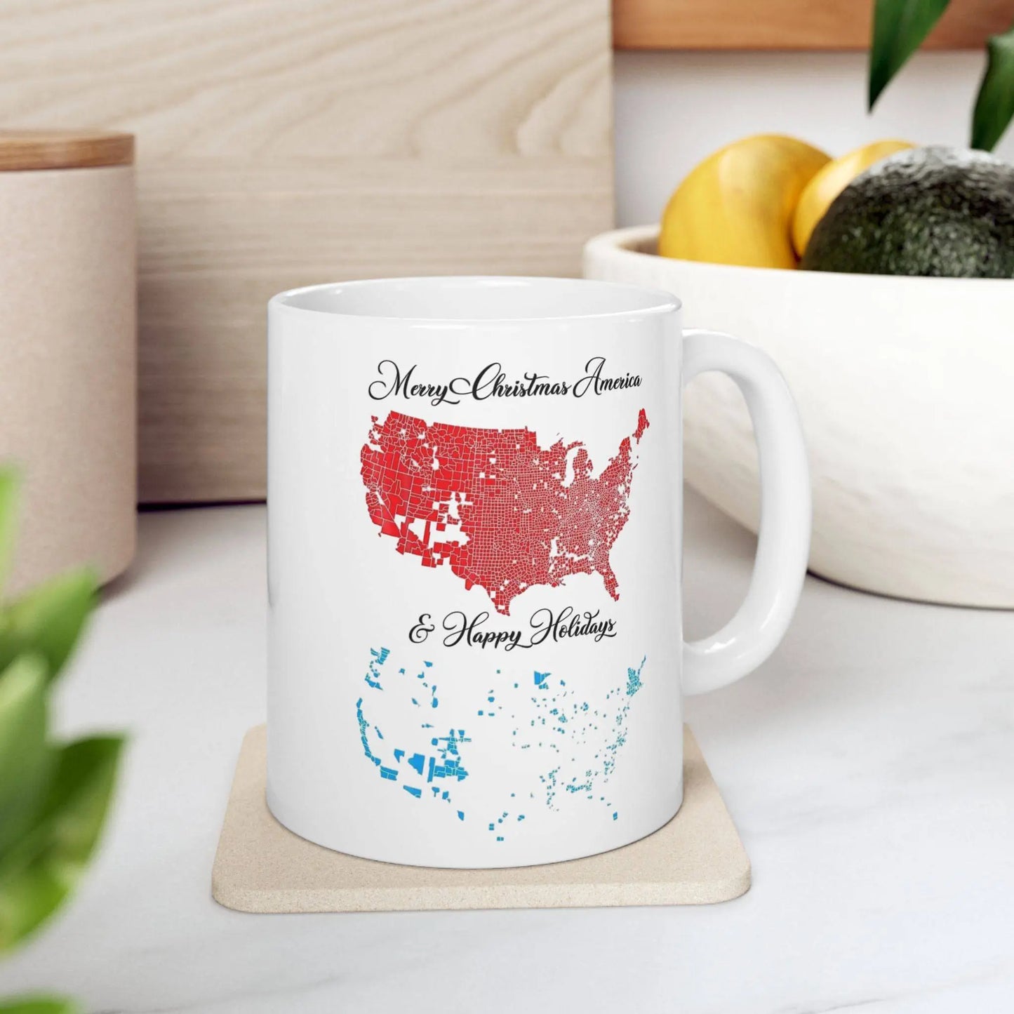 Merry Christmas & Hoppy Holidays Mug - Galvaleos