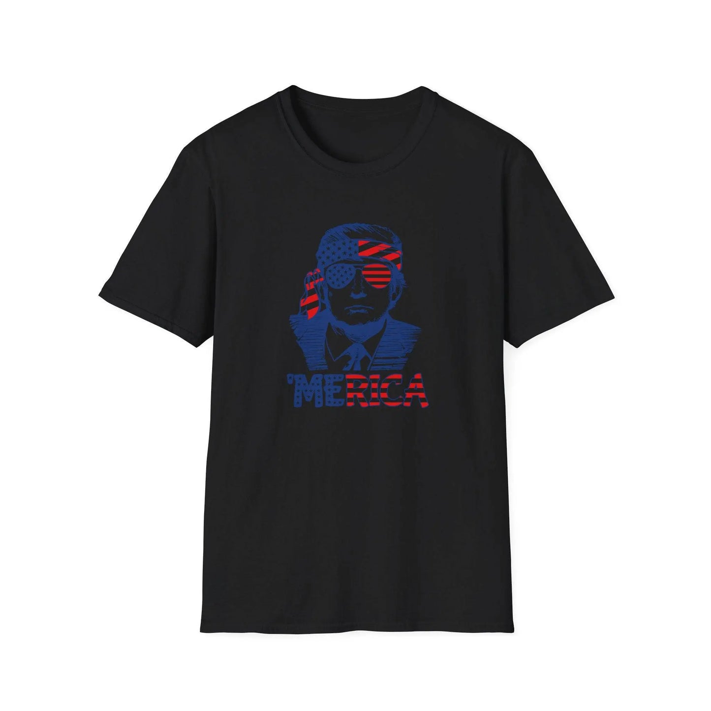 Trump 'Merica SoftStyle T-Shirt - Galvaleos