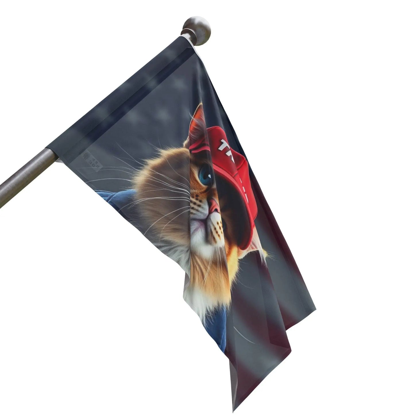 Trump Cat American Flag MAGA, Patriotic, USA, Conservative - Galvaleos