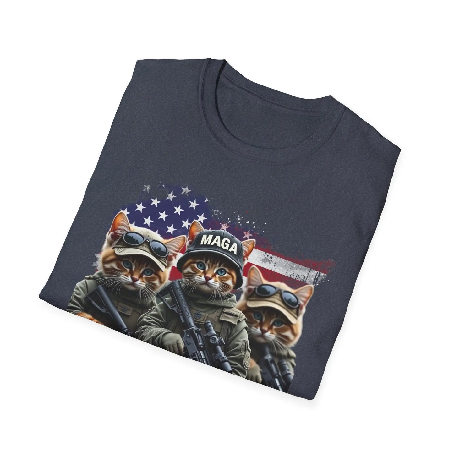 MAGA Cats Tactical Military Trump Patriotic Shirt - Galvaleos