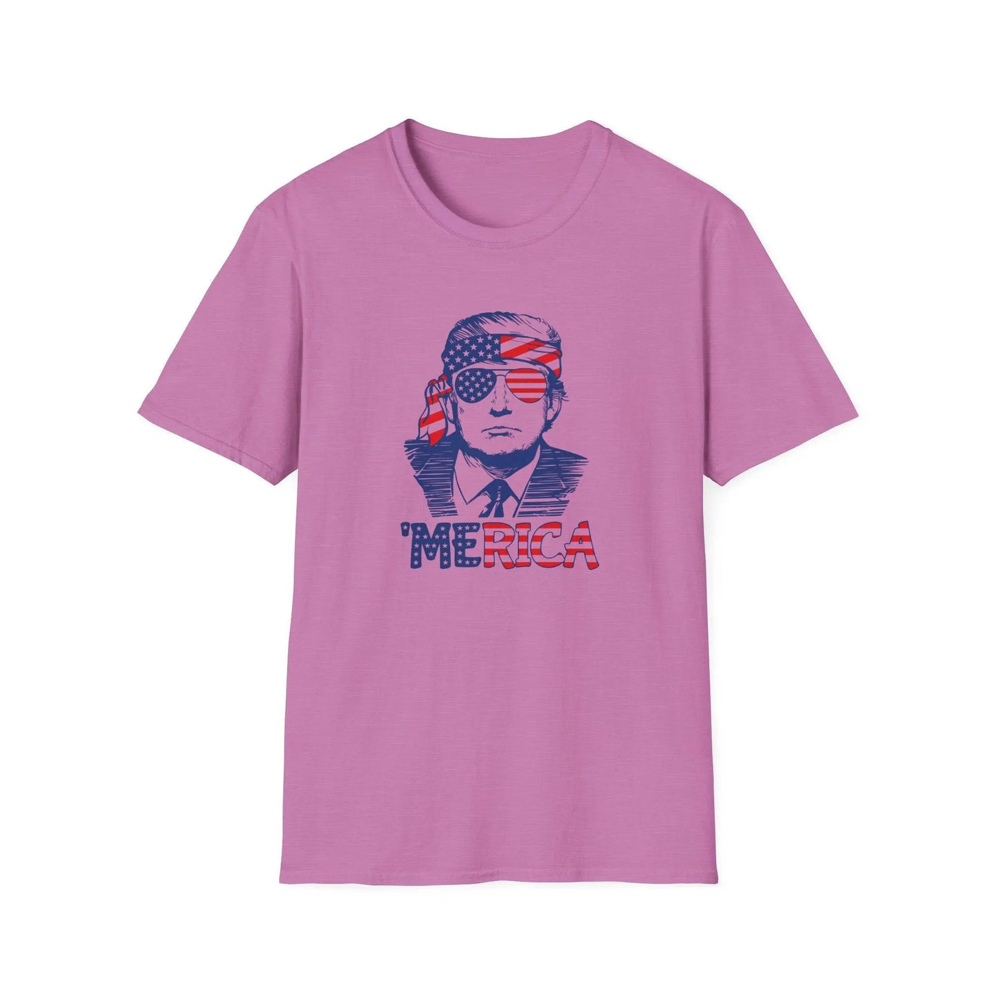 Trump 'Merica SoftStyle T-Shirt - Galvaleos