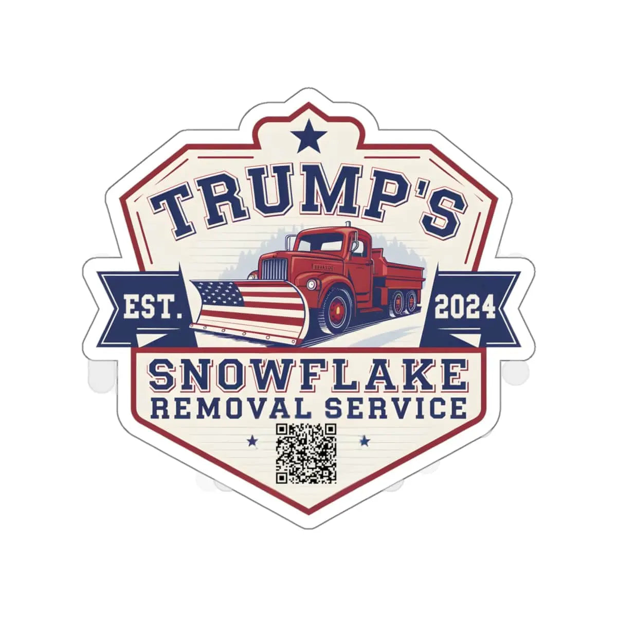 10 Trump Snowflake Removal QR Code, Trump YMCA Dance, Gas Pump, Bumper Stickers - Galvaleos