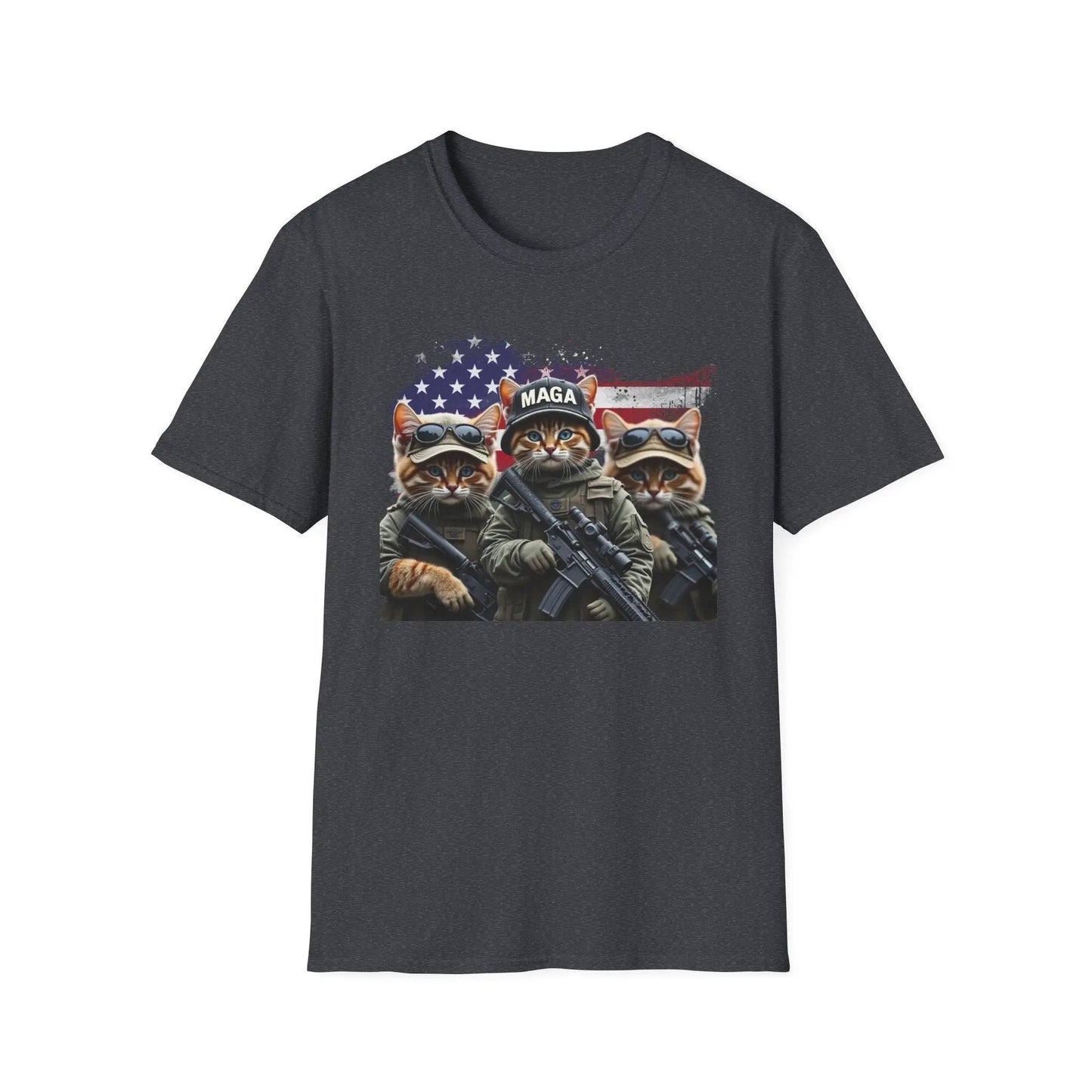 MAGA Cats Tactical Military Trump Patriotic Shirt - Galvaleos