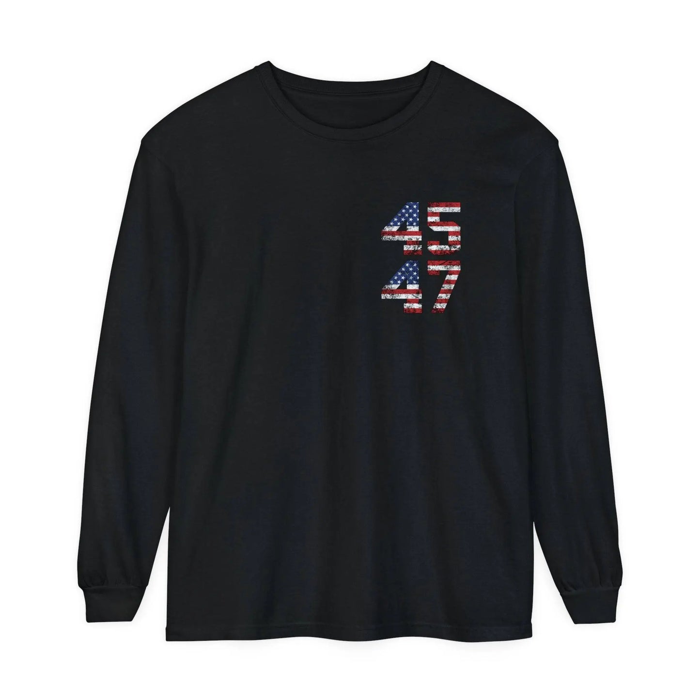 Trump YMCA Dance QR Code Long Sleeve Tshirt, Funny Comfort Colors Tee, Unisex Long Sleeve Shirt - Galvaleos