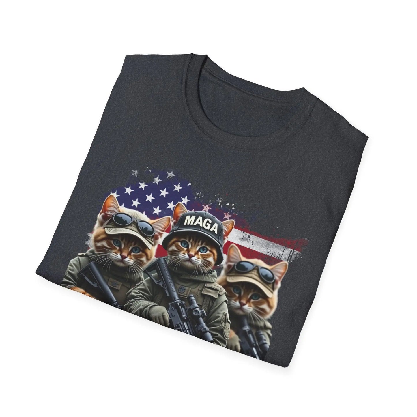MAGA Cats Tactical Military Trump Patriotic Shirt - Galvaleos
