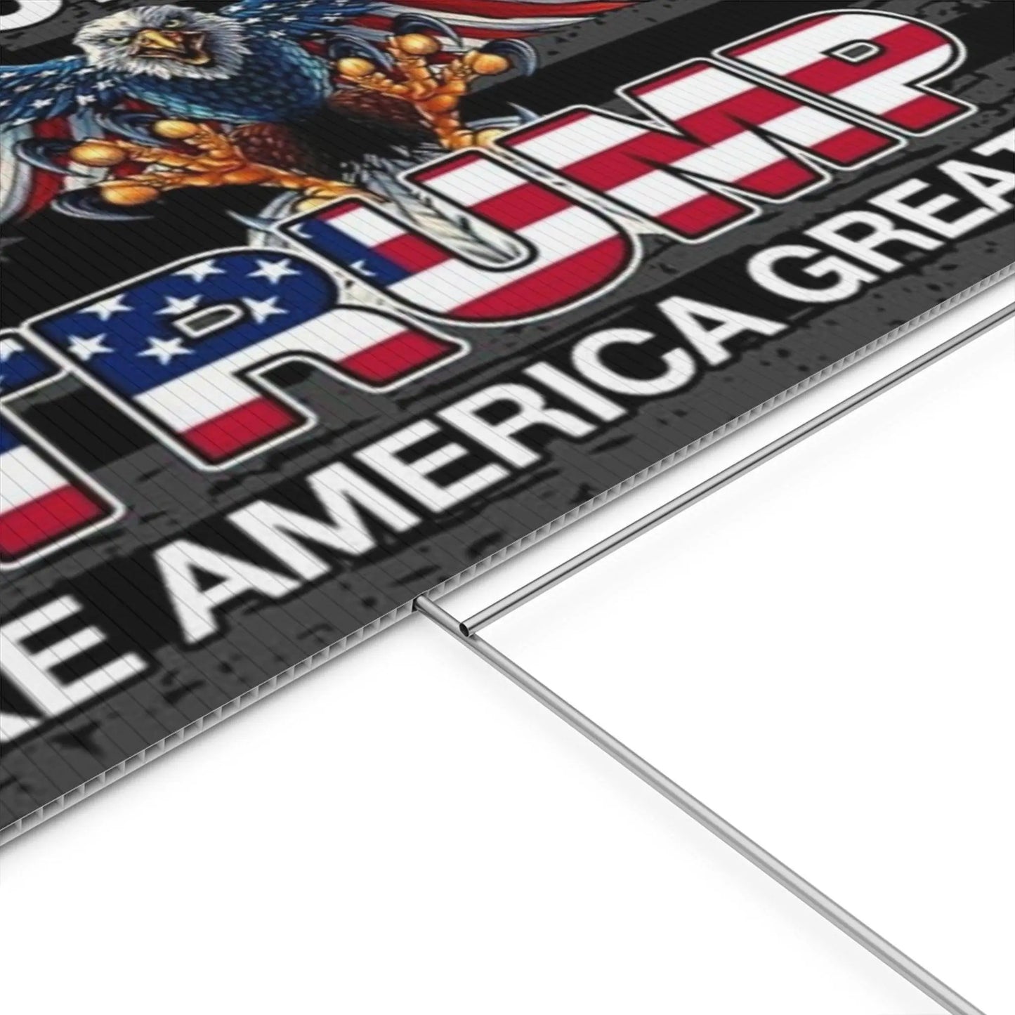 Yard Sign - MAKE AMERICA GREAT AGAIN trump - Galvaleos
