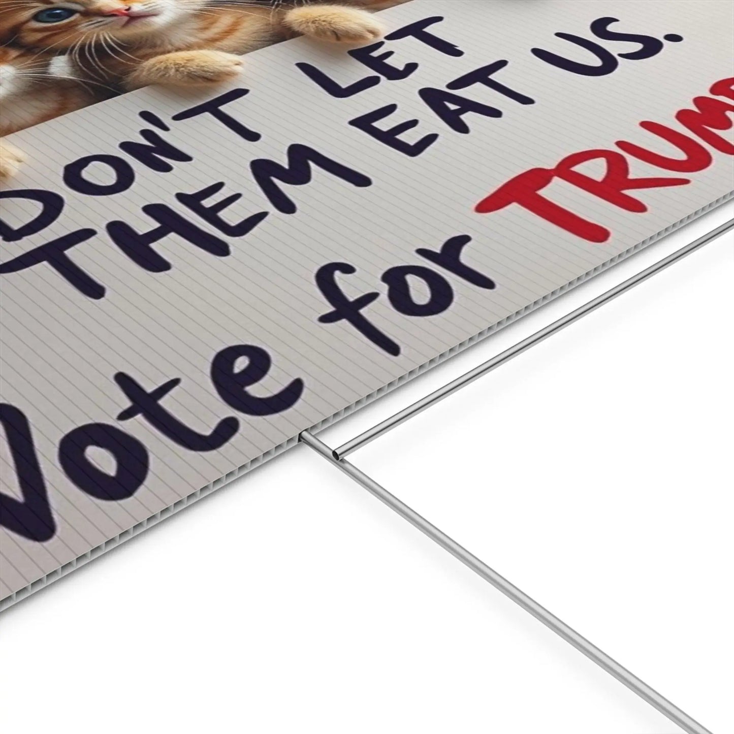 Yard Sign - Dont let them eat us. - Galvaleos