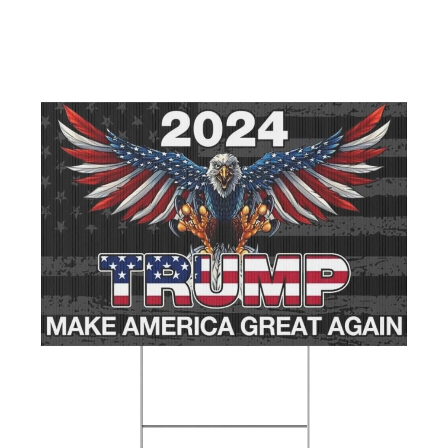 Yard Sign - MAKE AMERICA GREAT AGAIN trump - Galvaleos
