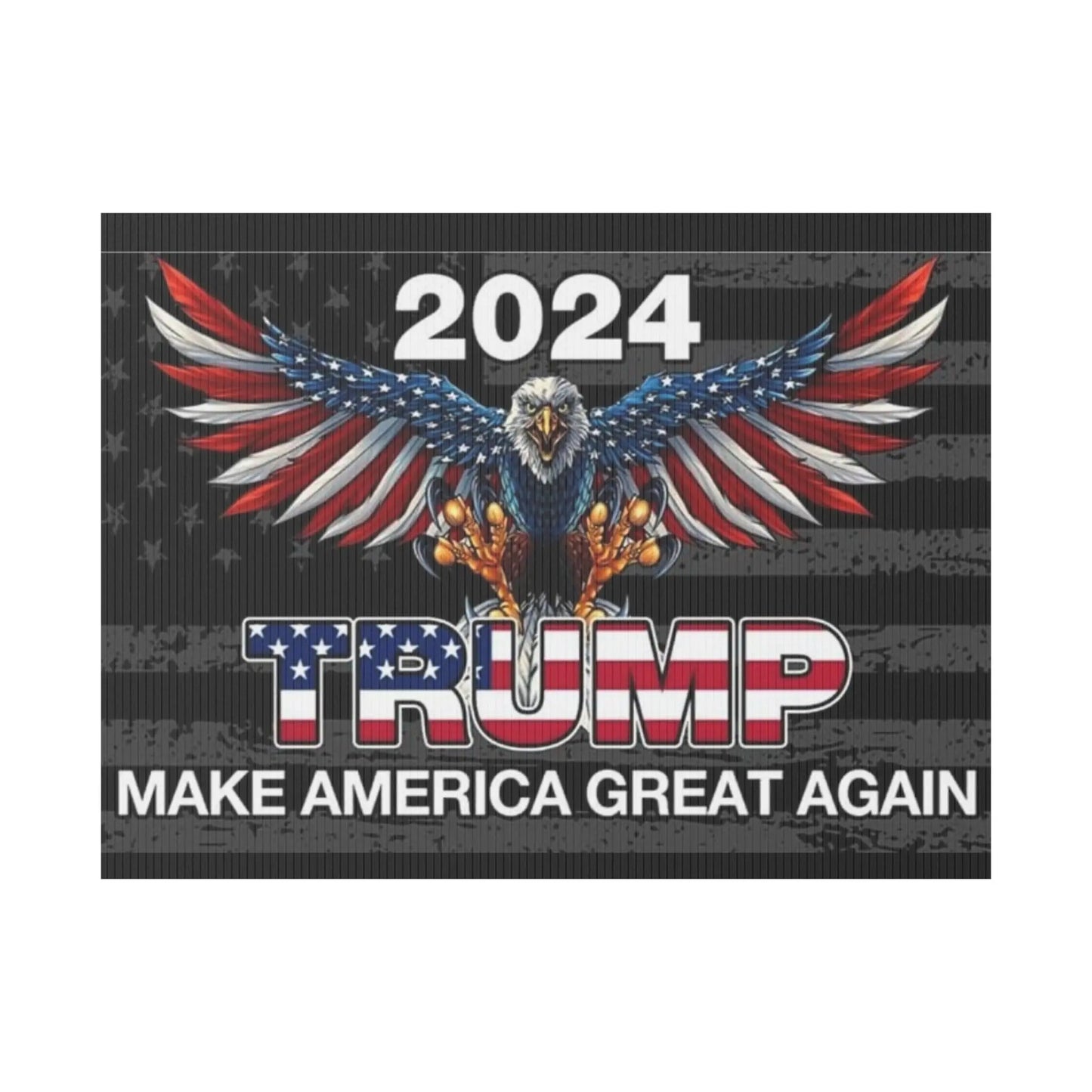 Yard Sign - MAKE AMERICA GREAT AGAIN trump - Galvaleos