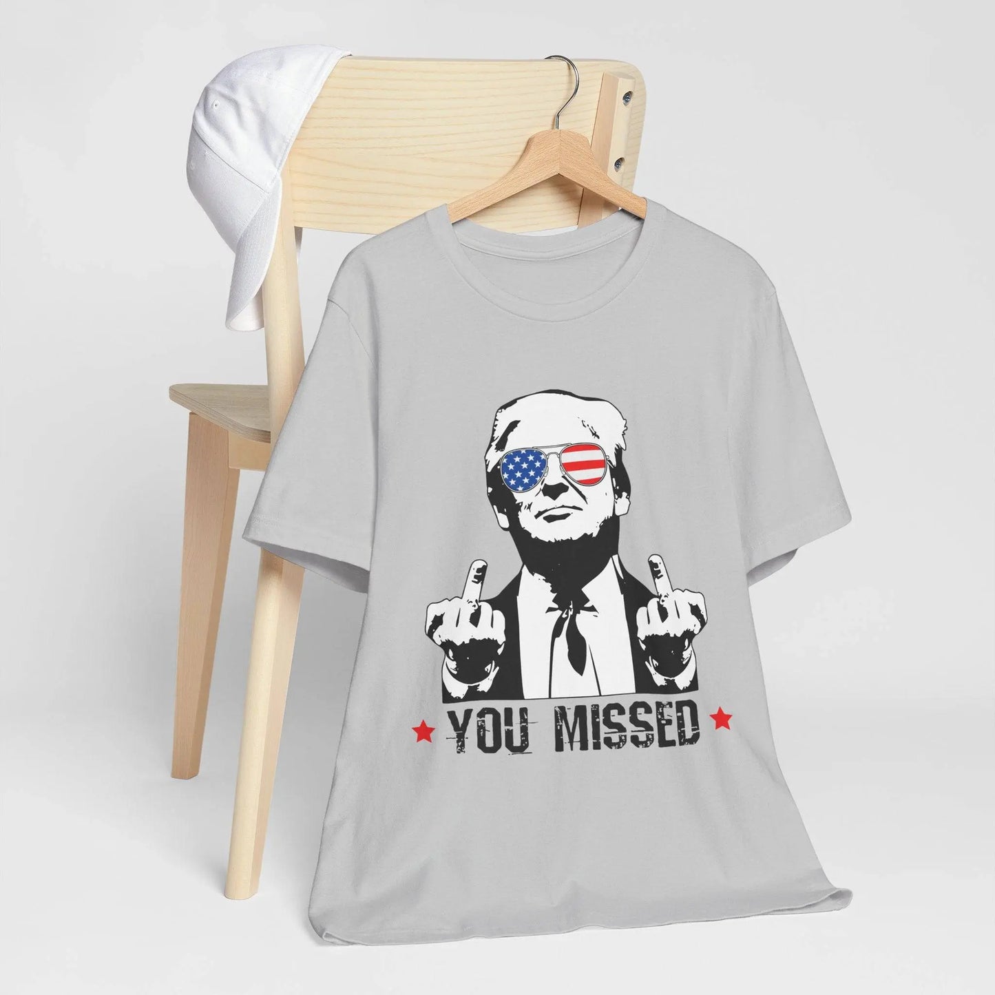 Trump MAGA You Missed, Bella and Canvas Tshirt - Galvaleos