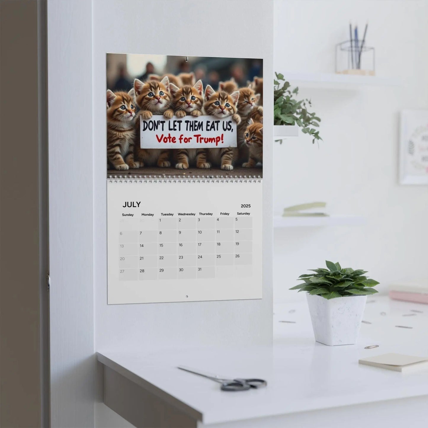 MAGA Trump Cat Calendar (2025) - Galvaleos