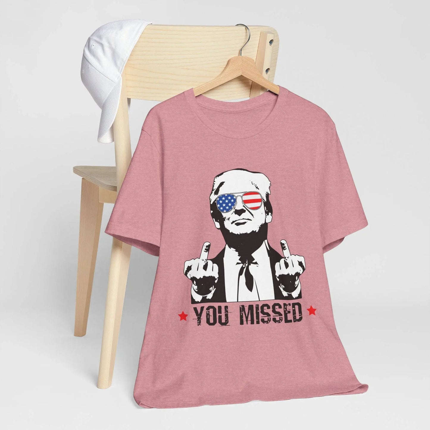 Trump MAGA You Missed, Bella and Canvas Tshirt - Galvaleos