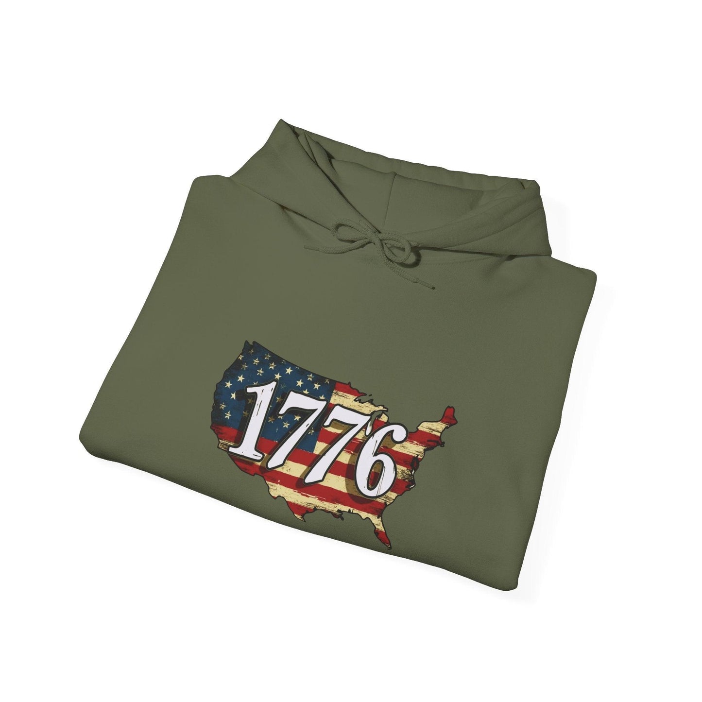 1776 Military Cats Hoodie, USA, Patriotic, American Independence Day Gift, Veterans Day Apparel - Galvaleos