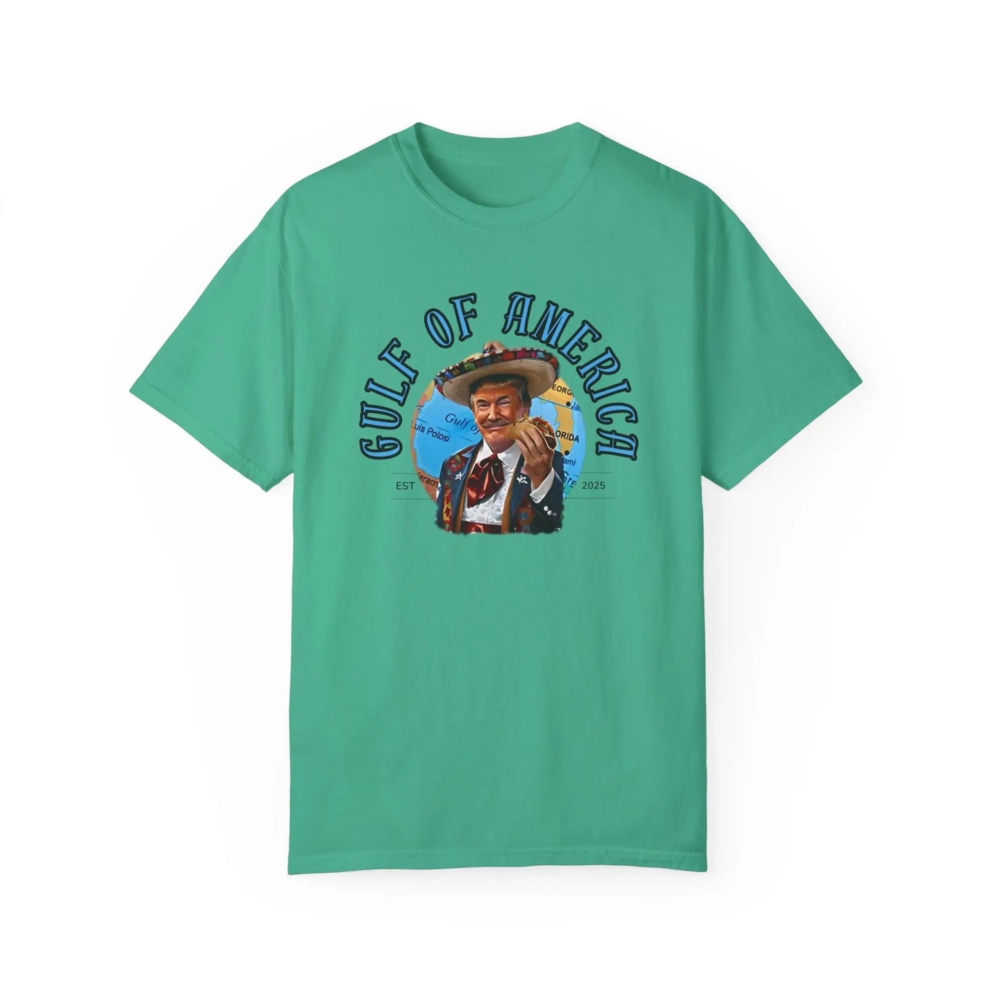 Gulf of America T-Shirt, Unisex Casual Tee, Vintage Graphic Shirt, Summer Beach Wear, Gift for Travelers, Coastal Vibes - Galvaleos