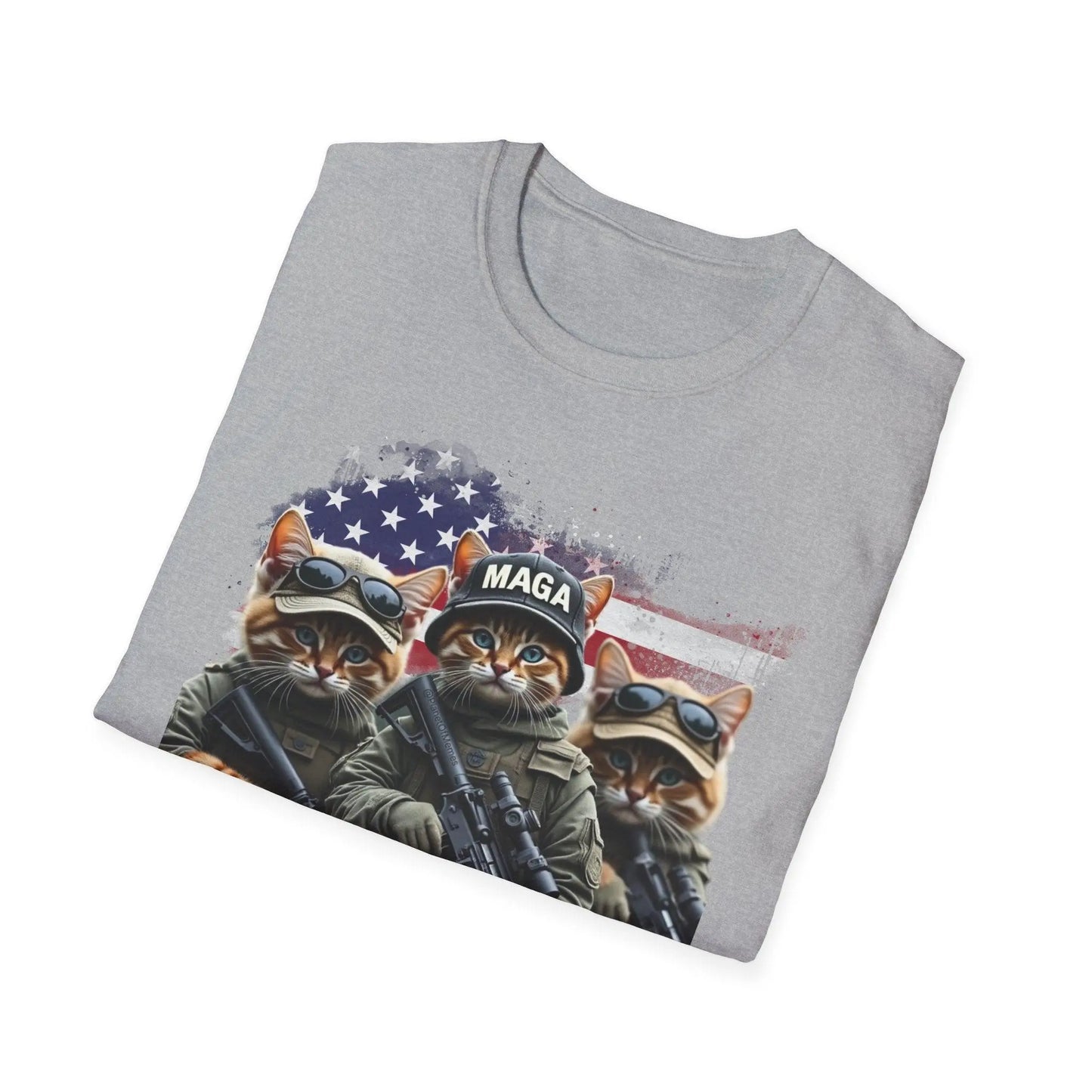 MAGA Cats Tactical Military Trump Patriotic Shirt - Galvaleos