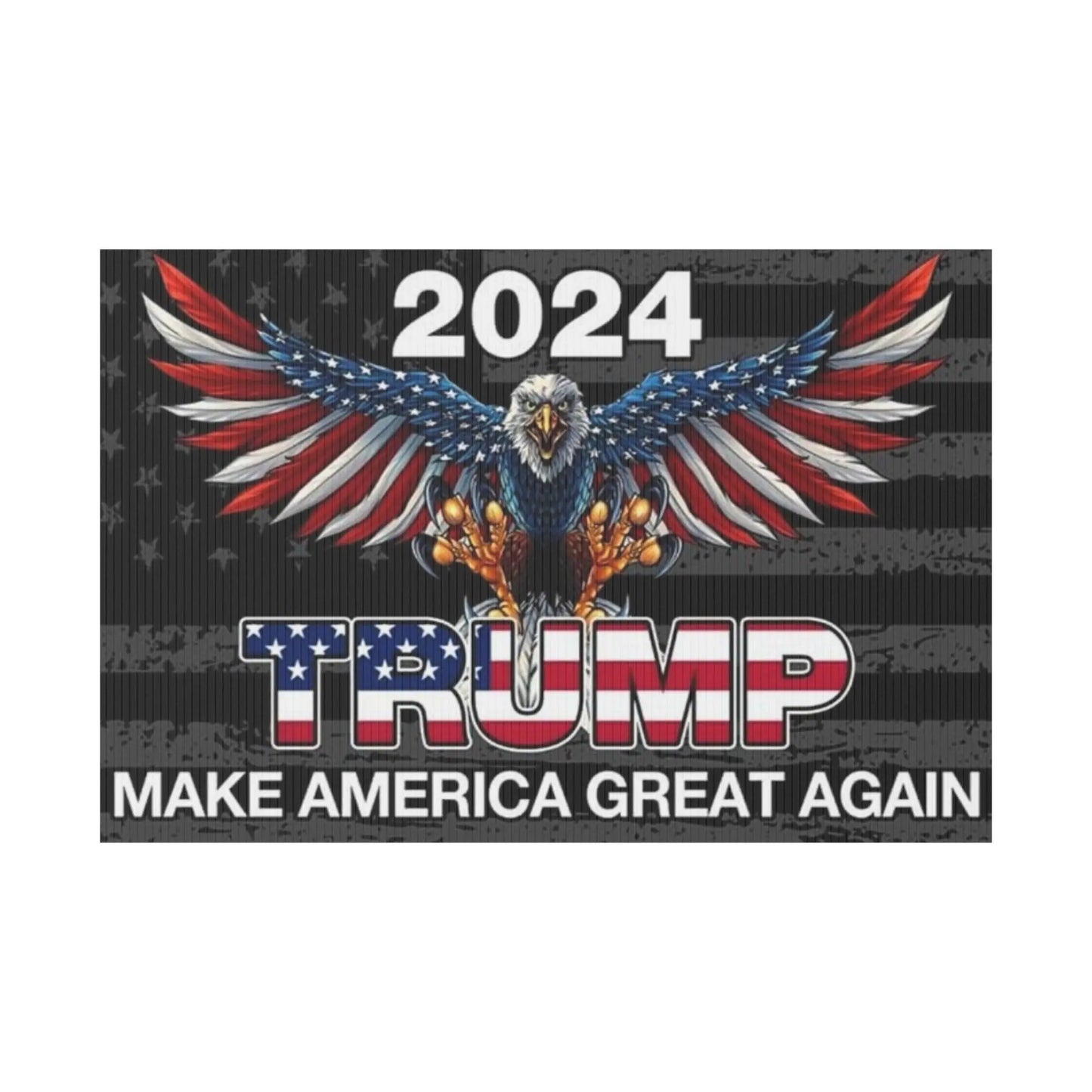 Yard Sign - MAKE AMERICA GREAT AGAIN trump - Galvaleos