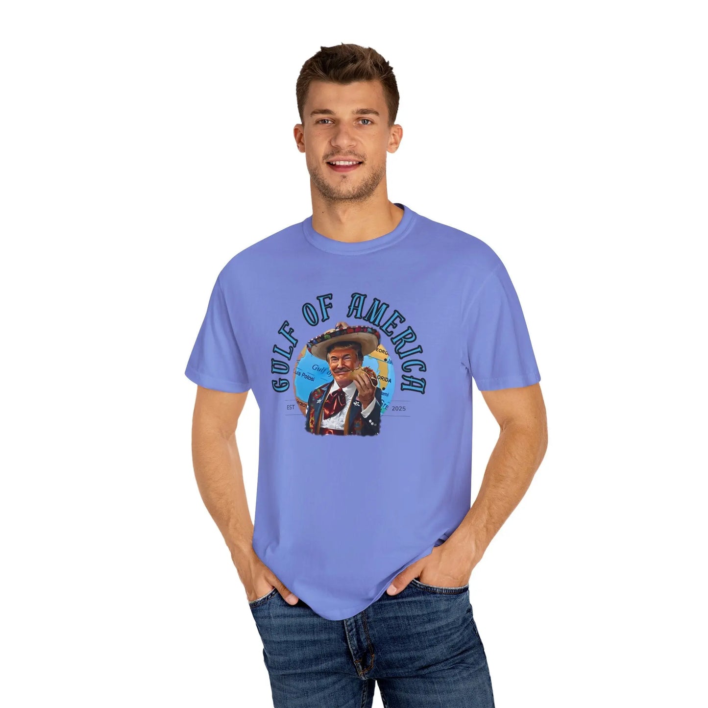 Gulf of America T-Shirt, Unisex Casual Tee, Vintage Graphic Shirt, Summer Beach Wear, Gift for Travelers, Coastal Vibes - Galvaleos