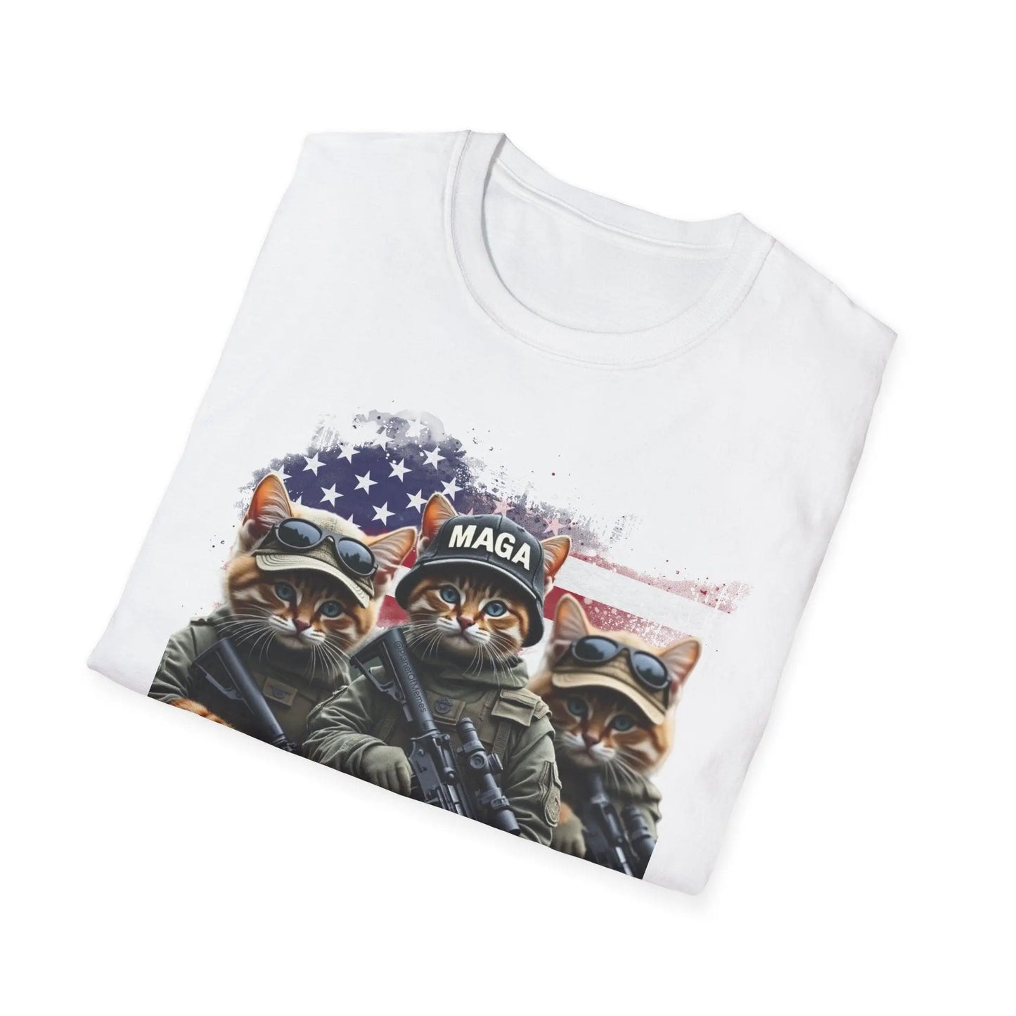 MAGA Cats Tactical Military Trump Patriotic Shirt - Galvaleos