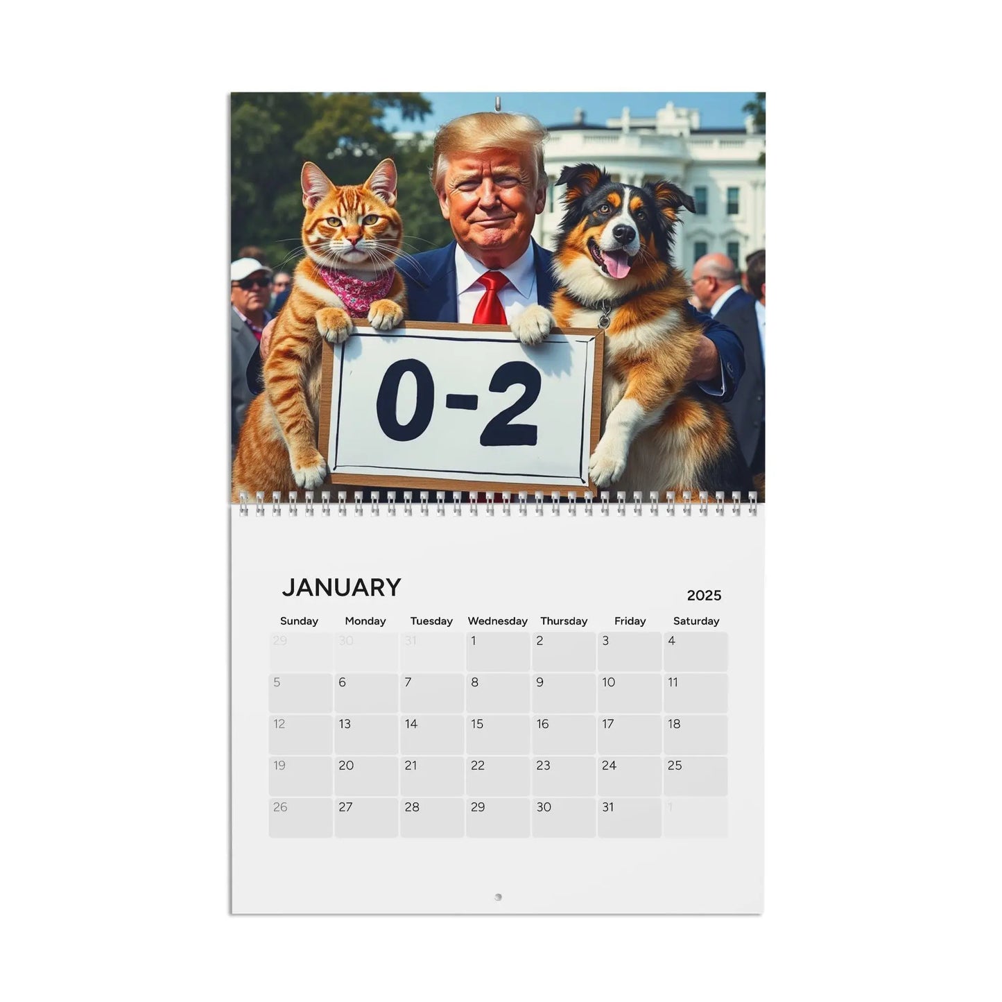 MAGA Trump Cat Calendar (2025) - Galvaleos