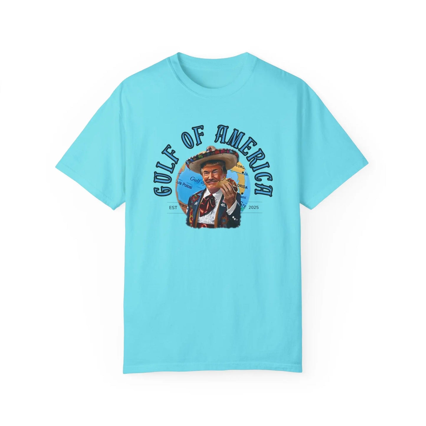 Gulf of America T-Shirt, Unisex Casual Tee, Vintage Graphic Shirt, Summer Beach Wear, Gift for Travelers, Coastal Vibes - Galvaleos