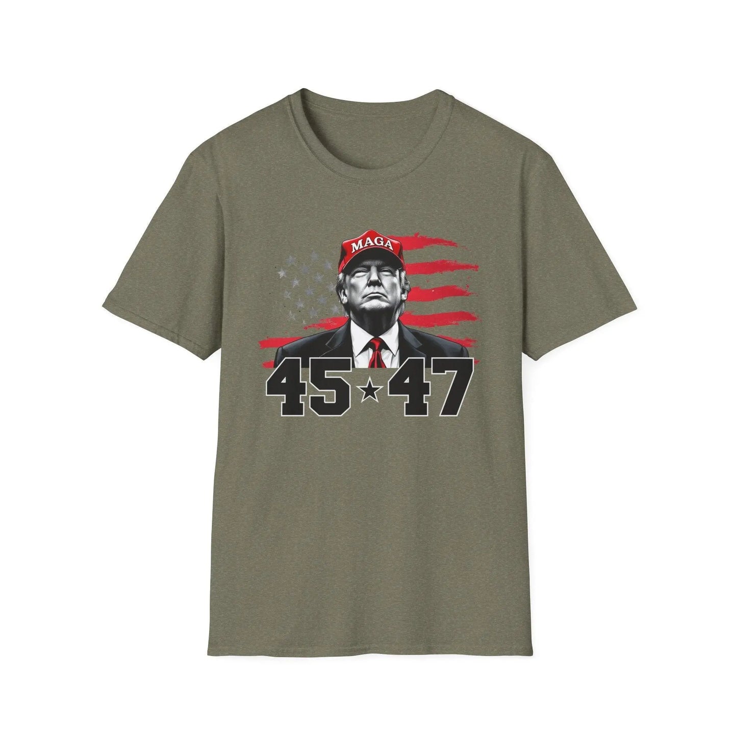 Trump 45 47, MAGA Supporter Tshirt - Galvaleos