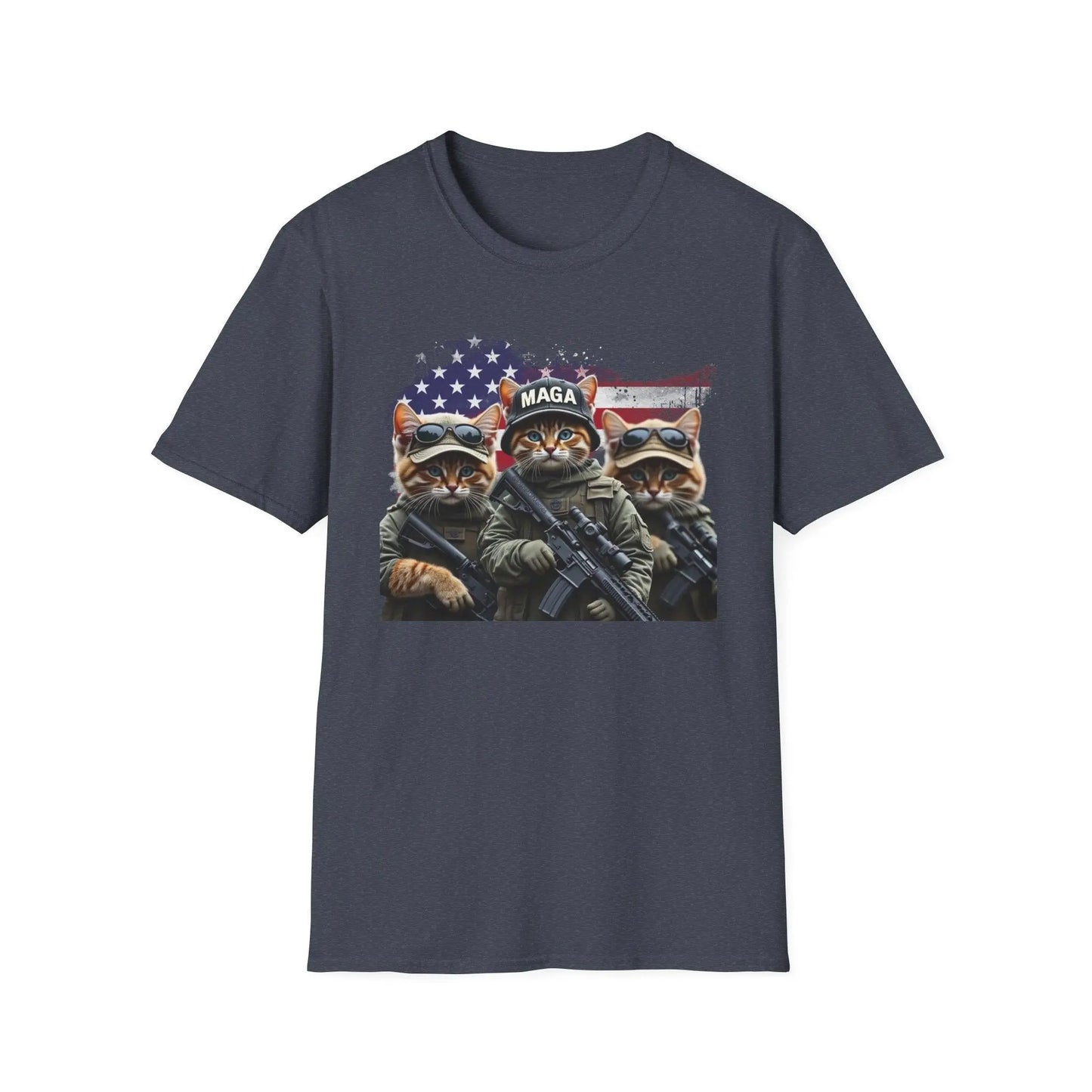 MAGA Cats Tactical Military Trump Patriotic Shirt - Galvaleos