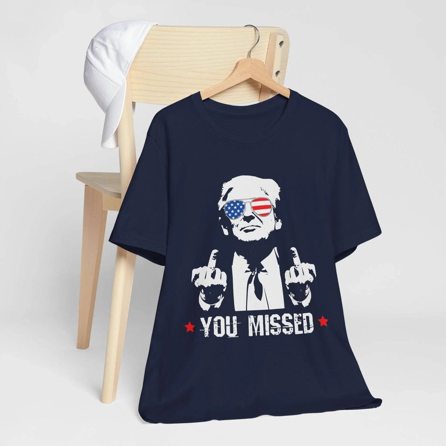 Trump MAGA You Missed, Bella and Canvas Tshirt - Galvaleos