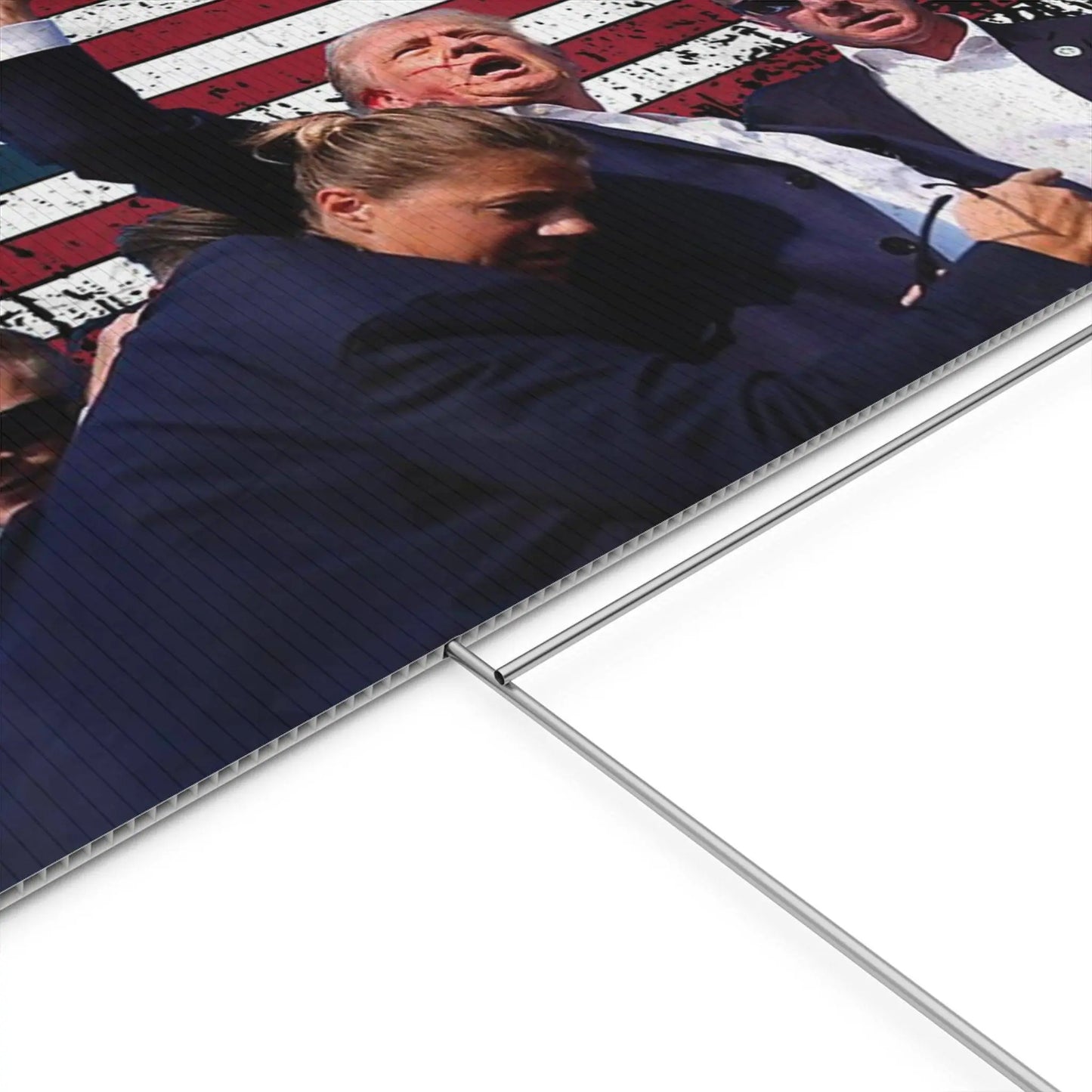 Yard Sign - MAGA Trump FIGHT - Galvaleos