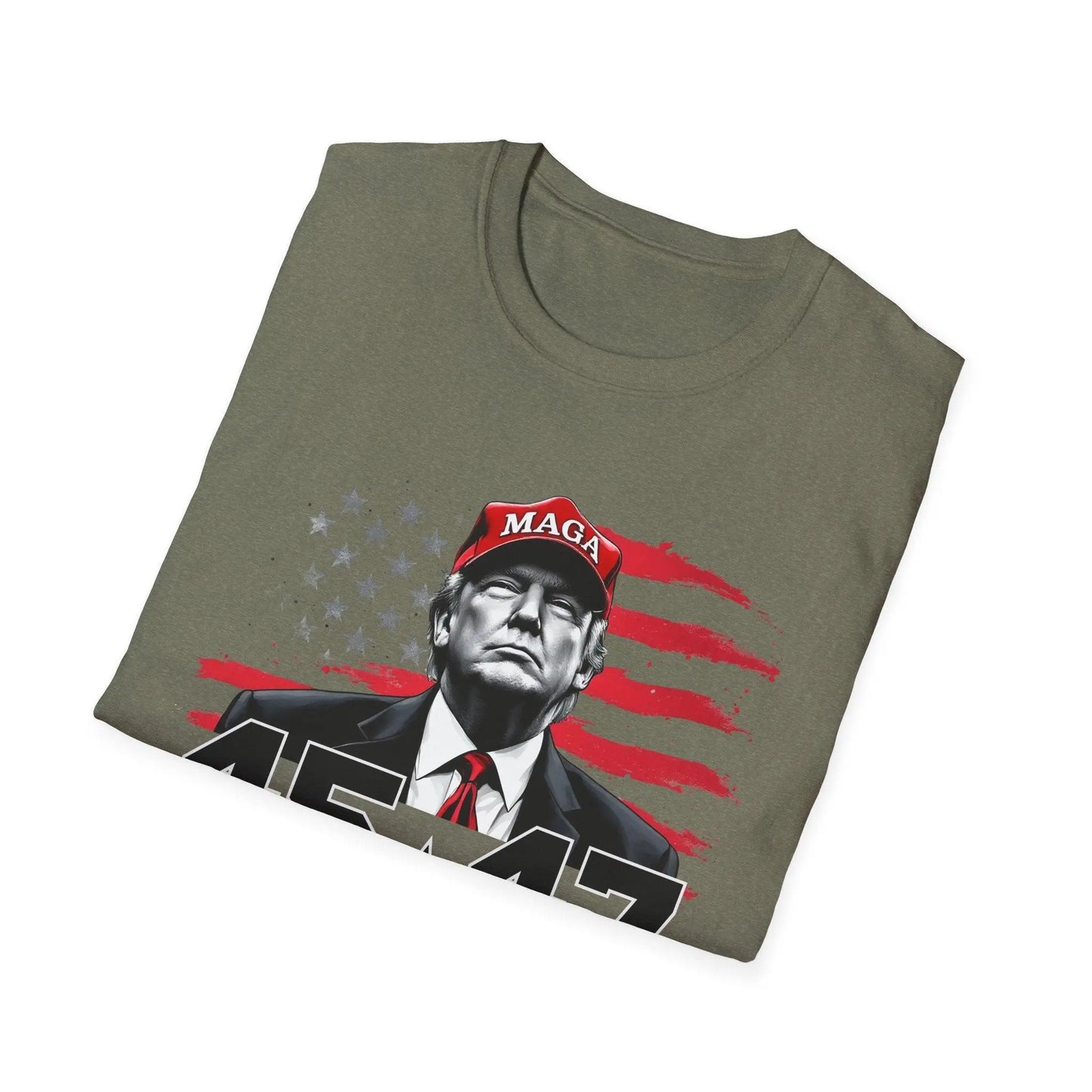 Trump 45 47, MAGA Supporter Tshirt - Galvaleos