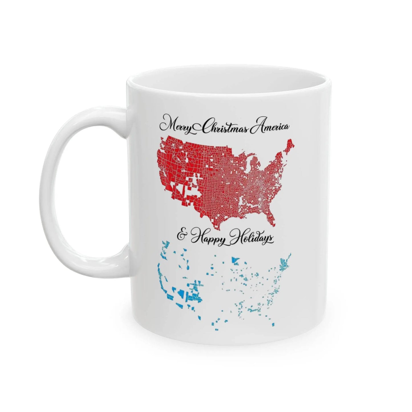 Merry Christmas & Hoppy Holidays Mug - Galvaleos