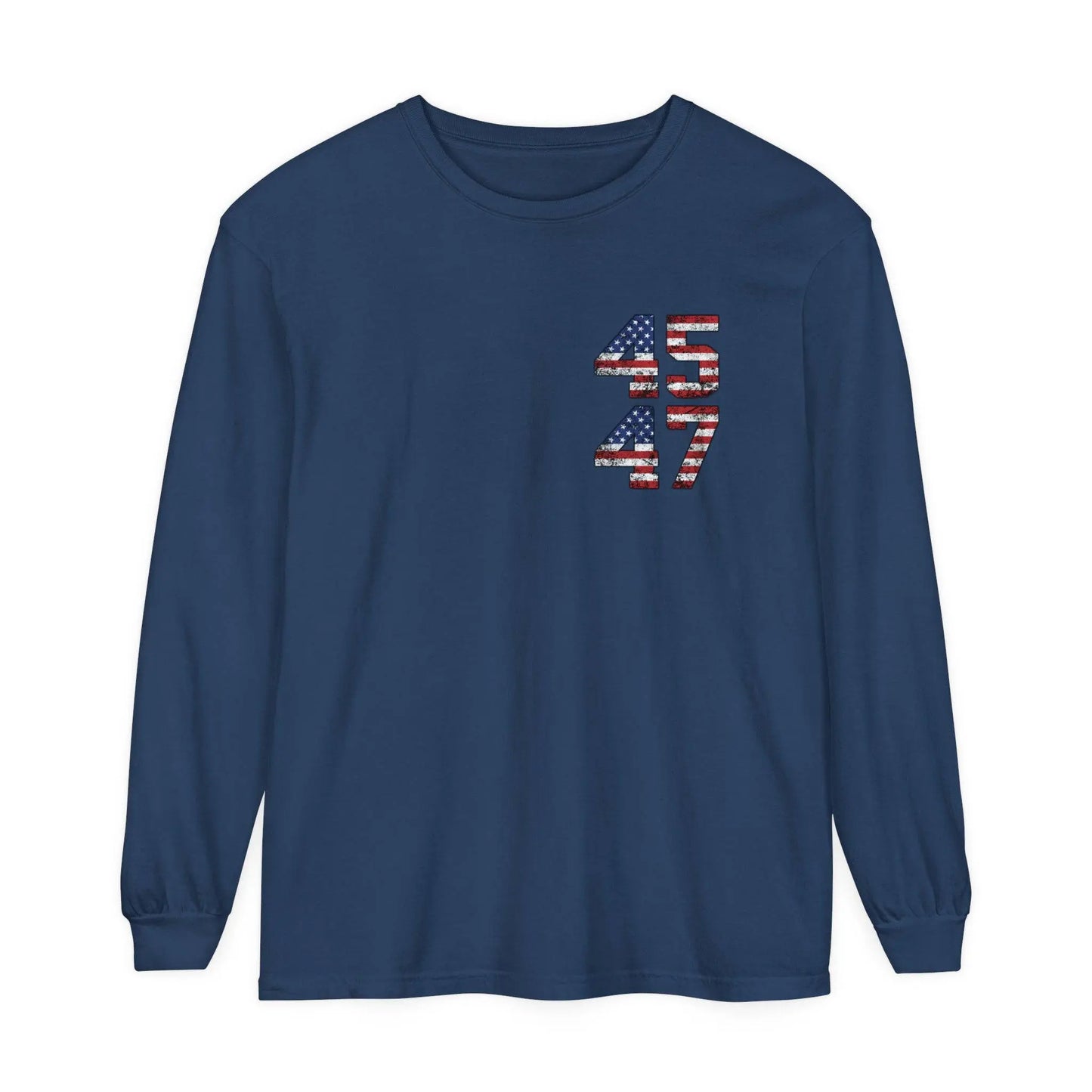 Trump YMCA Dance QR Code Long Sleeve Tshirt, Funny Comfort Colors Tee, Unisex Long Sleeve Shirt - Galvaleos