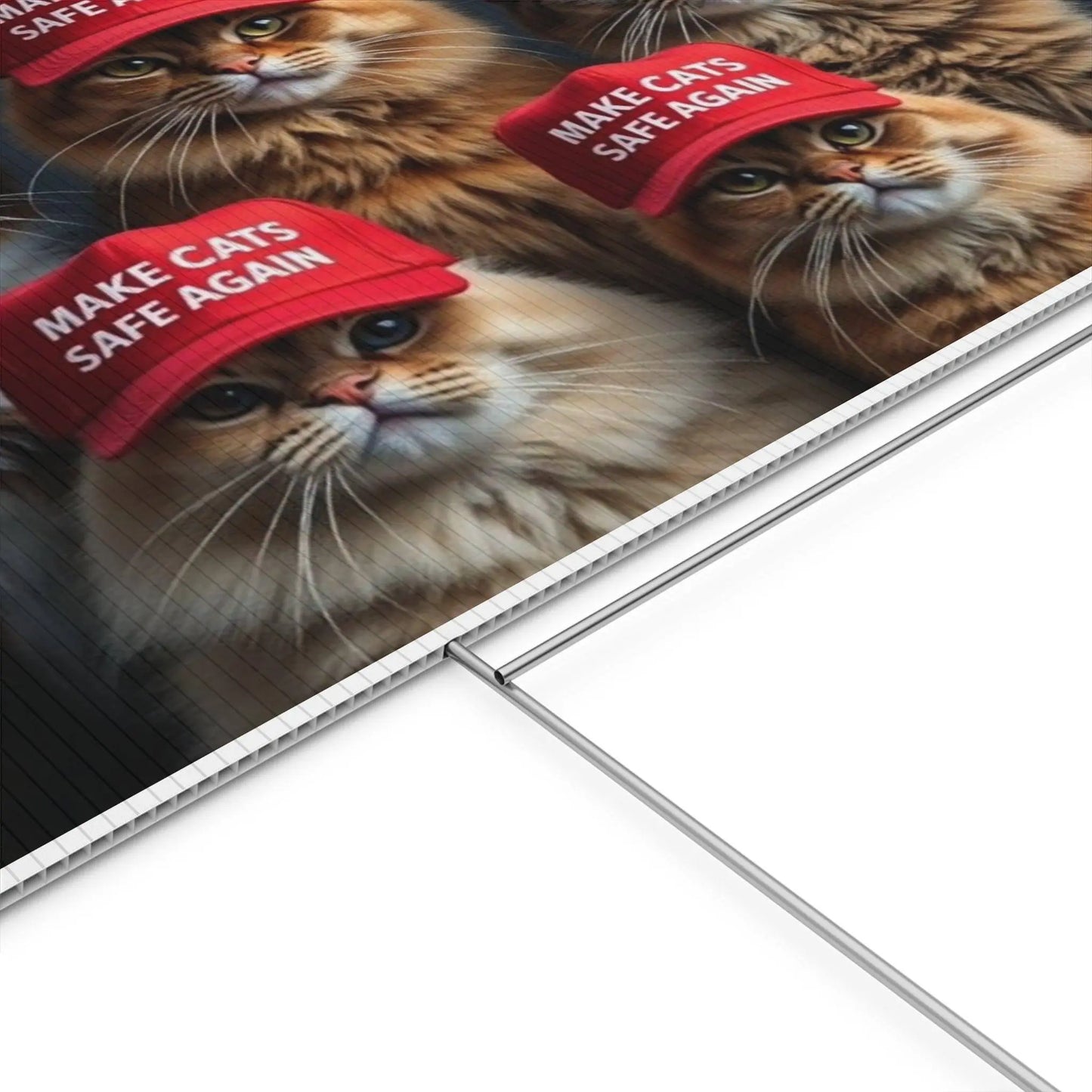 Yard Sign - Make Cats Safe Again - Galvaleos