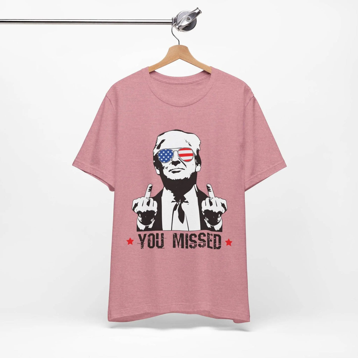 Trump MAGA You Missed, Bella and Canvas Tshirt - Galvaleos