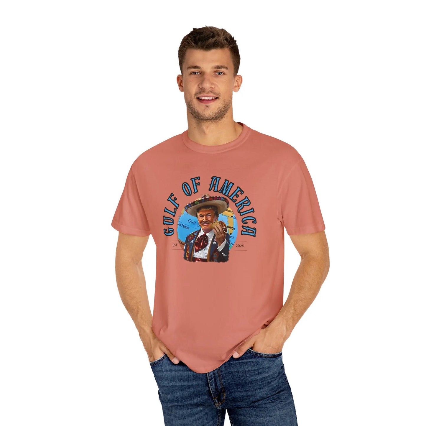 Gulf of America T-Shirt, Unisex Casual Tee, Vintage Graphic Shirt, Summer Beach Wear, Gift for Travelers, Coastal Vibes - Galvaleos