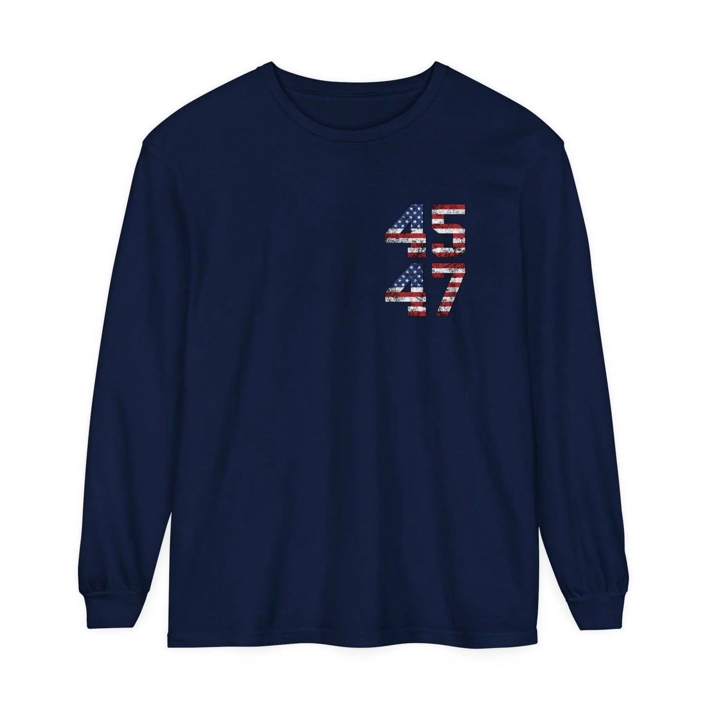 Trump YMCA Dance QR Code Long Sleeve Tshirt, Funny Comfort Colors Tee, Unisex Long Sleeve Shirt - Galvaleos