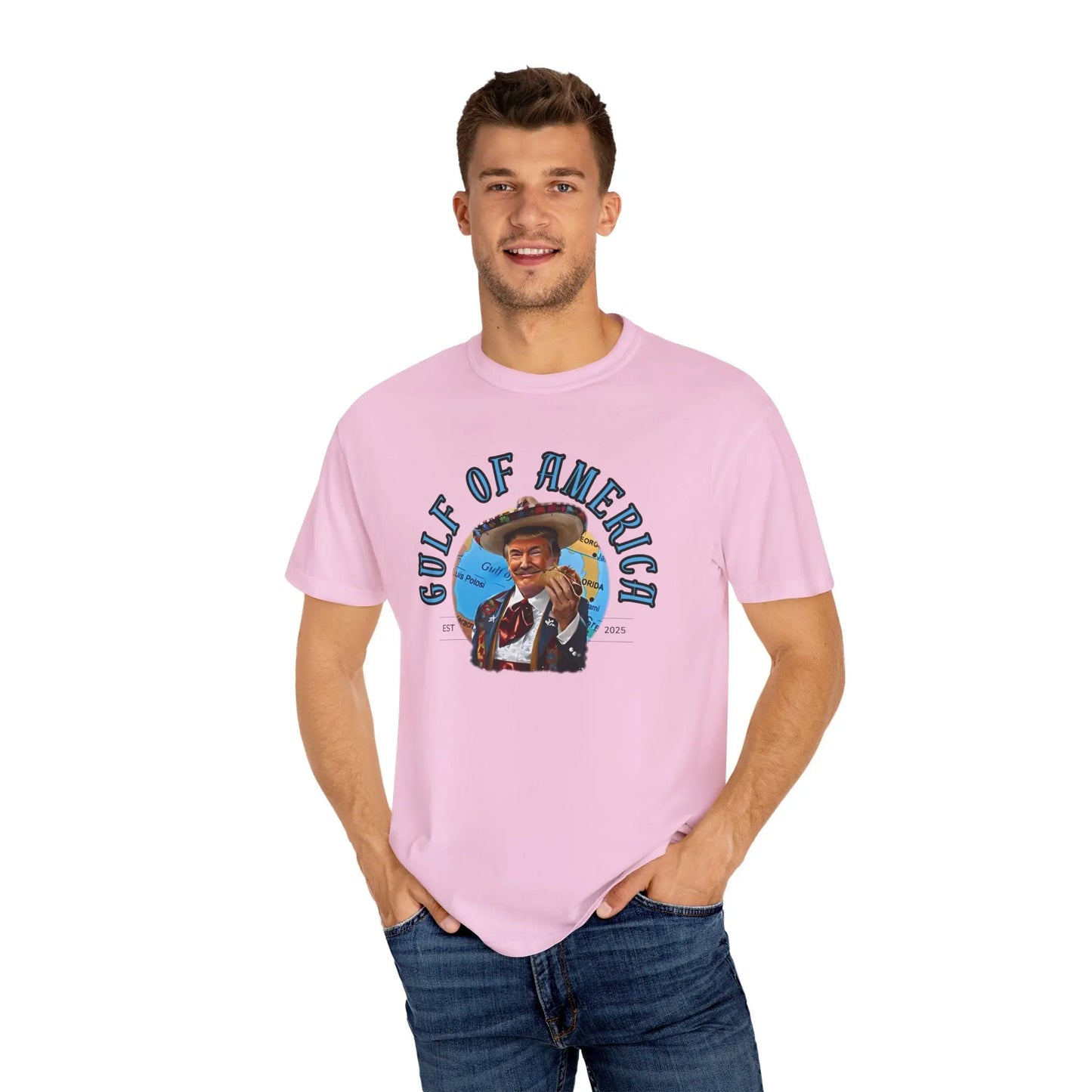 Gulf of America T-Shirt, Unisex Casual Tee, Vintage Graphic Shirt, Summer Beach Wear, Gift for Travelers, Coastal Vibes - Galvaleos