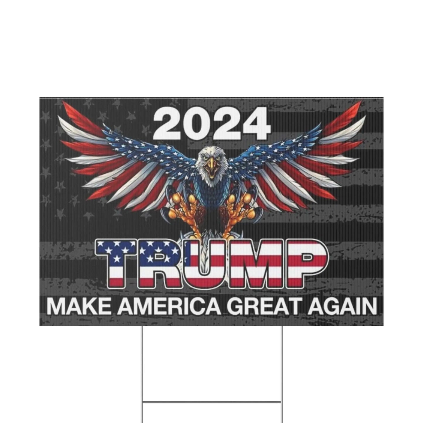 Yard Sign - MAKE AMERICA GREAT AGAIN trump - Galvaleos