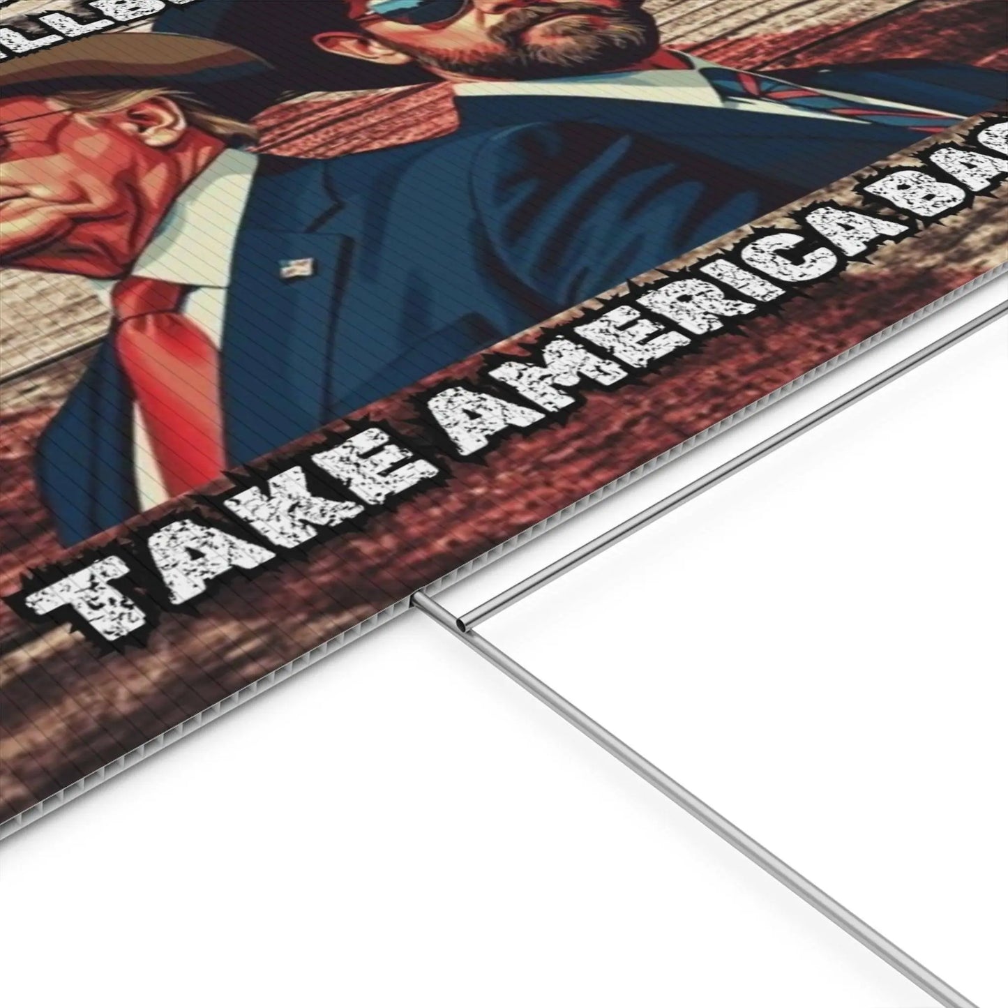 Trump Vance Yard Sign, Trump Vance 2024, Take America Back, Outlaw Hillbilly, Patriotic Sign, MAGA - Galvaleos