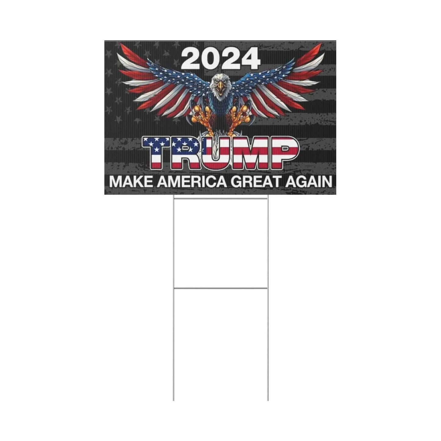 Yard Sign - MAKE AMERICA GREAT AGAIN trump - Galvaleos