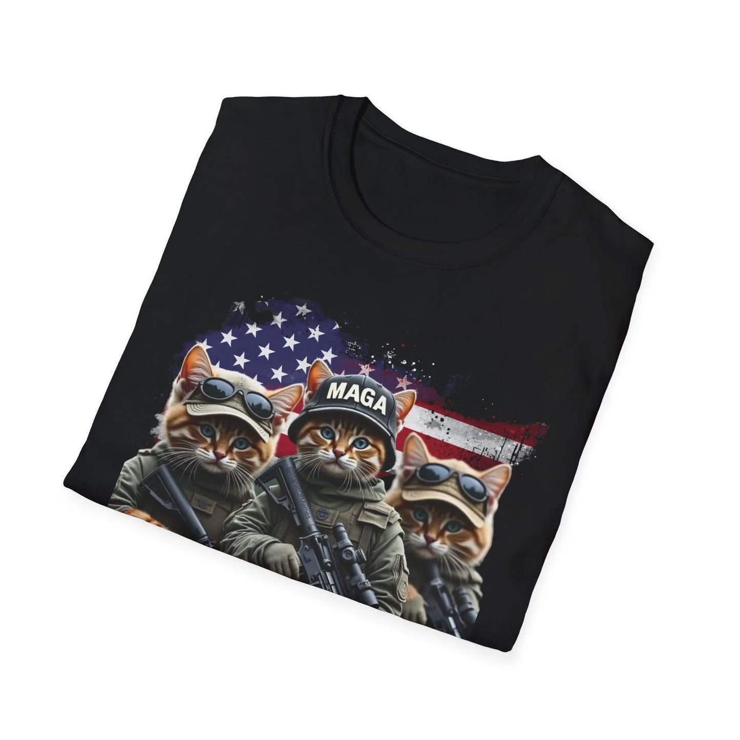 MAGA Cats Tactical Military Trump Patriotic Shirt - Galvaleos