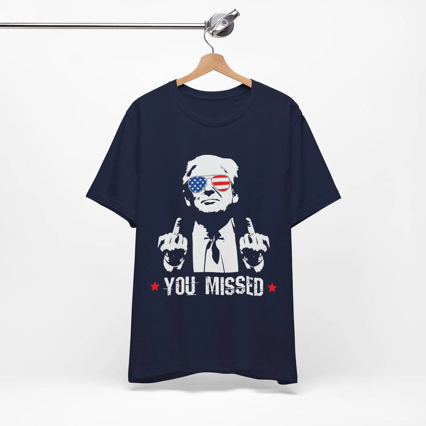 Trump MAGA You Missed, Bella and Canvas Tshirt - Galvaleos