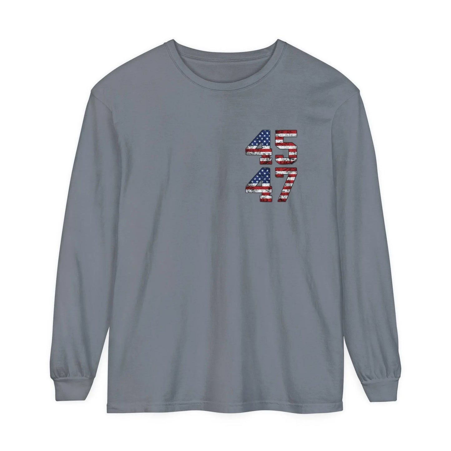 Trump YMCA Dance QR Code Long Sleeve Tshirt, Funny Comfort Colors Tee, Unisex Long Sleeve Shirt - Galvaleos
