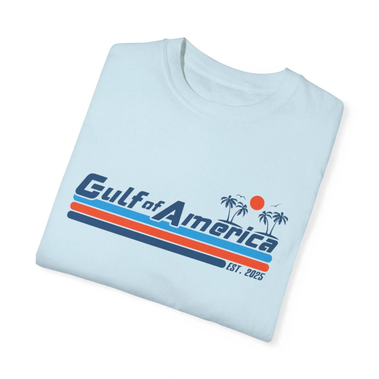 Gulf of America, Retro Beach Vibe Unisex T-Shirt, Comfort Colors, Casual Summer Tee - Galvaleos