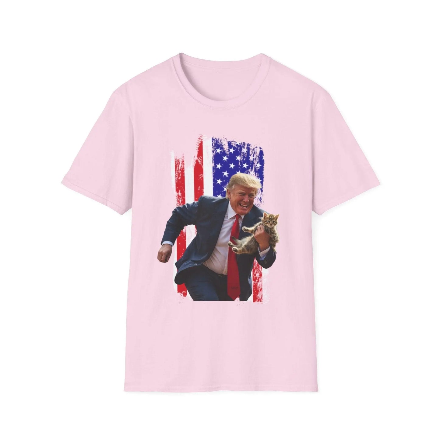 Trump Saving Our Cats Patriotic Tshirt - Galvaleos