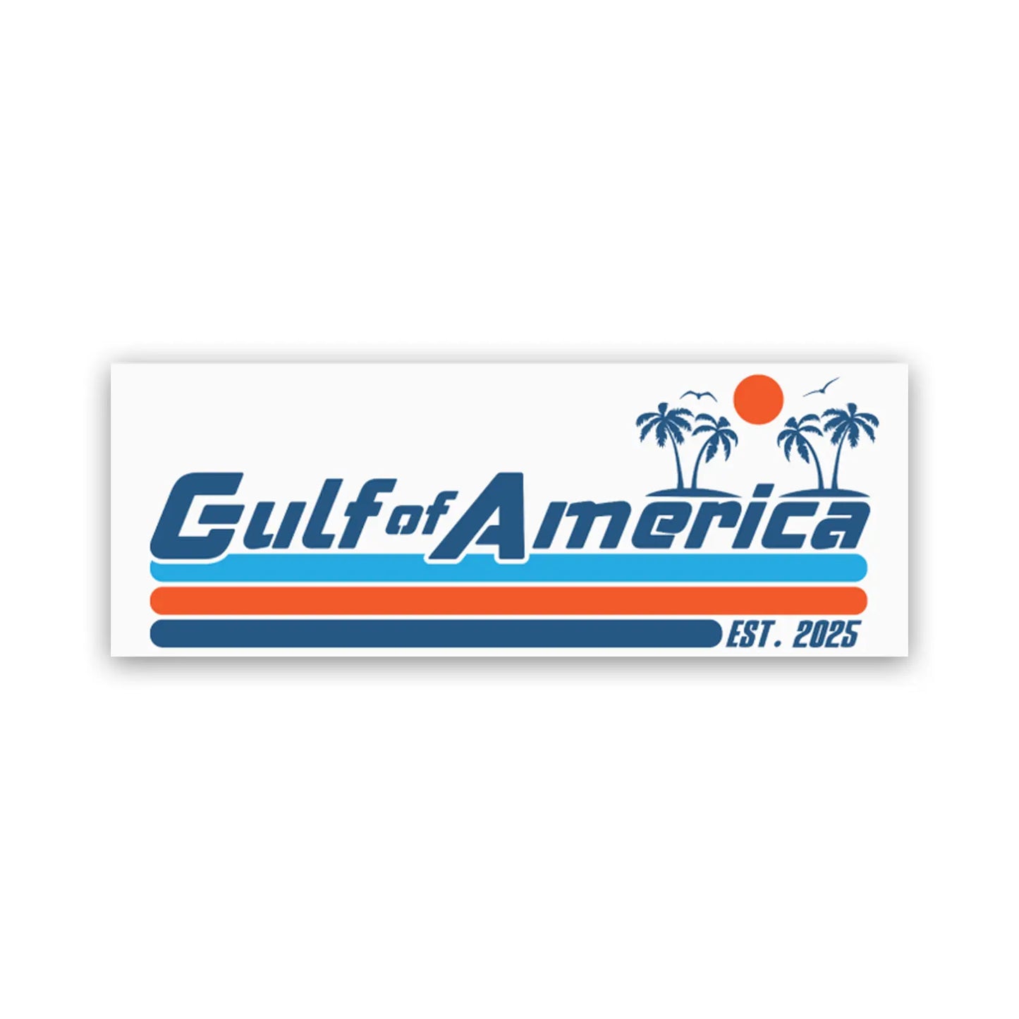 3 Pcs Gulf of America Stickers, Bumper Stickers, Decals - Galvaleos